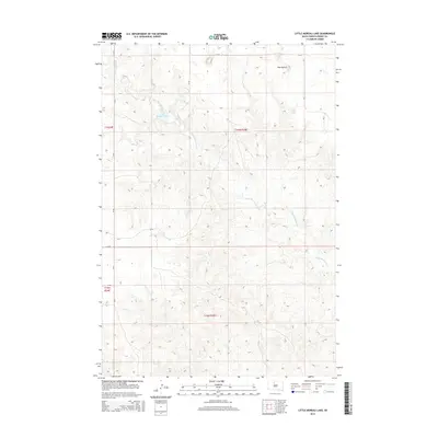2015 Map of Little Moreau Lake, 2015 Print