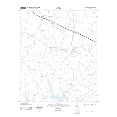 2011 Map of Little Mountain, 2011 Print