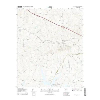 2014 Map of Little Mountain, 2014 Print