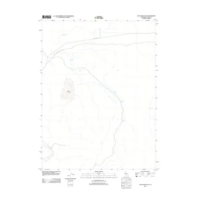 2012 Map of Little Mud Flat, 2012 Print