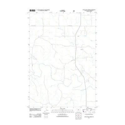 2012 Map of Little Nasty Creek, 2012 Print