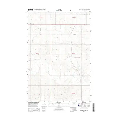 2015 Map of Little Nasty Creek, 2015 Print