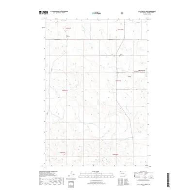2017 Map of Little Nasty Creek, 2017 Print