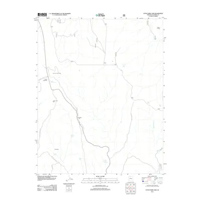 2012 Map of Little Park Lake, 2012 Print