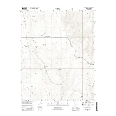 2014 Map of Little Park Lake, 2014 Print