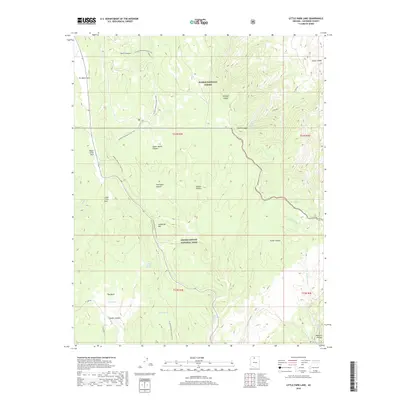 2018 Map of Little Park Lake, 2018 Print