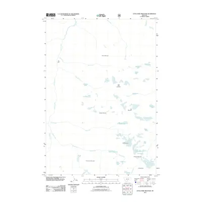 2011 Map of Little Park Mountain, 2011 Print