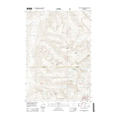 2014 Map of Little Park Mountain, 2014 Print