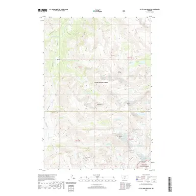 2020 Map of Little Park Mountain, 2020 Print