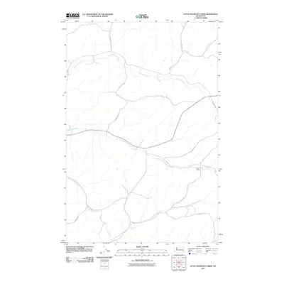 2011 Map of Little Penawawa Creek, 2011 Print