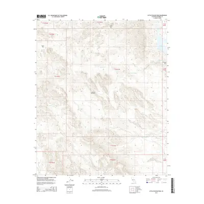 2015 Map of Little Picacho Peak, 2015 Print
