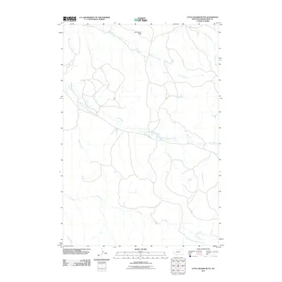 2011 Map of Little Pilgrim Butte, 2011 Print