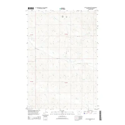 2014 Map of Little Pilgrim Butte, 2014 Print