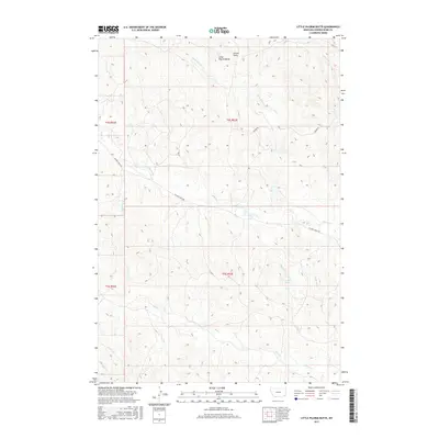2017 Map of Little Pilgrim Butte, 2017 Print