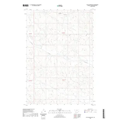 2020 Map of Little Pilgrim Butte, 2020 Print
