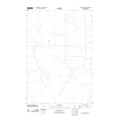 2011 Map of Little Pine Creek, 2011 Print