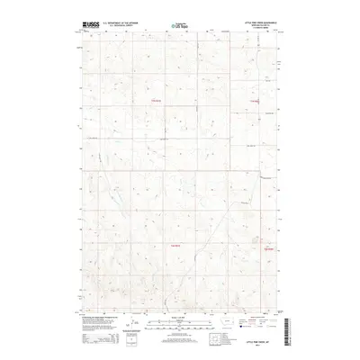 2014 Map of Little Pine Creek, 2014 Print