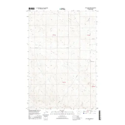 2017 Map of Little Pine Creek, 2017 Print