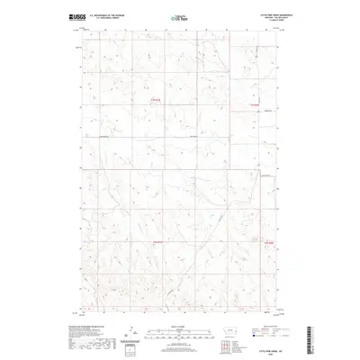 2020 Map of Little Pine Creek, 2020 Print