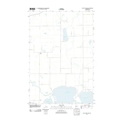 2010 Map of Little Pine Lake, 2010 Print