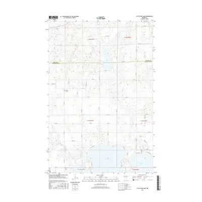 2016 Map of Little Pine Lake, 2016 Print