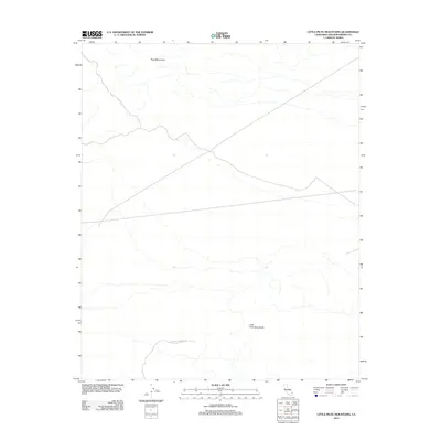 2012 Map of Little Piute Mountains, 2012 Print