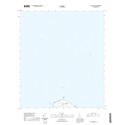 2020 Map of Little Point Clear, 2020 Print
