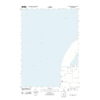 2011 Map of Little Point Sable, 2011 Print