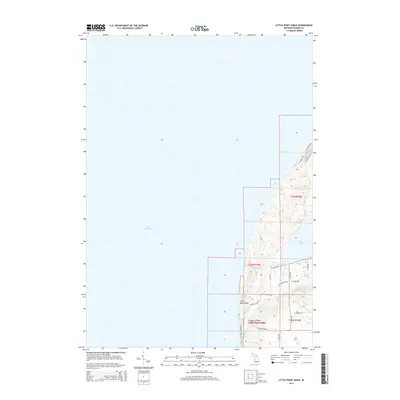 2014 Map of Little Point Sable, 2014 Print