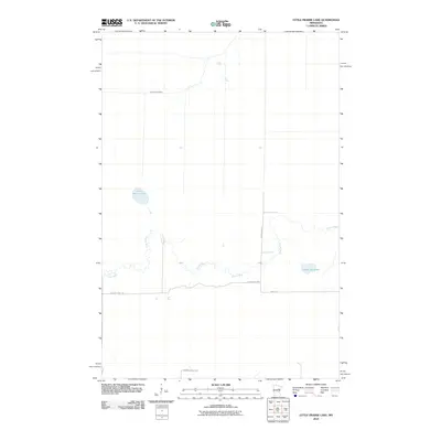 2010 Map of Little Prairie Lake, 2010 Print