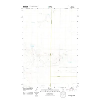 2013 Map of Little Prairie Lake, 2013 Print