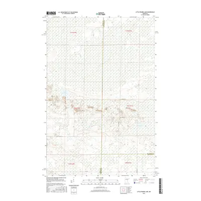 2016 Map of Little Prairie Lake, 2016 Print
