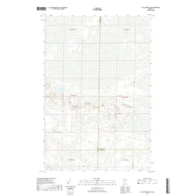 2019 Map of Little Prairie Lake, 2019 Print