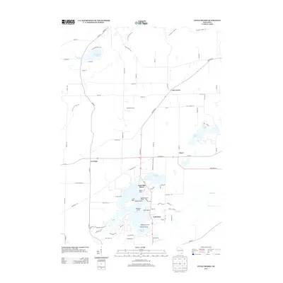 2013 Map of Little Prairie, 2013 Print
