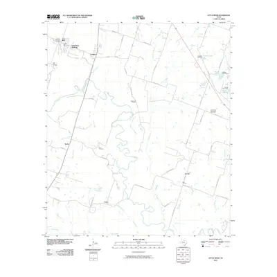 2010 Map of Little River, 2010 Print