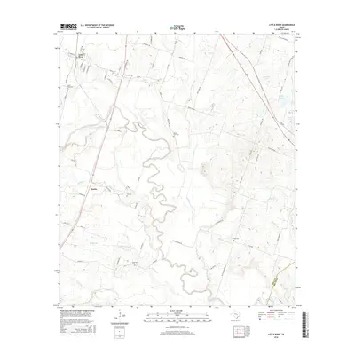 2016 Map of Little River, 2016 Print