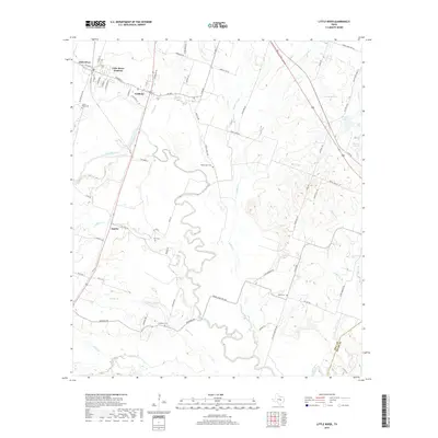 2019 Map of Little River, 2019 Print