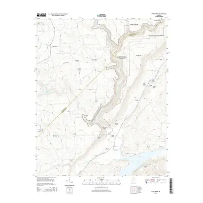 2014 Map of Little River, 2014 Print