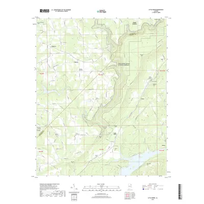 2018 Map of Little River, 2018 Print