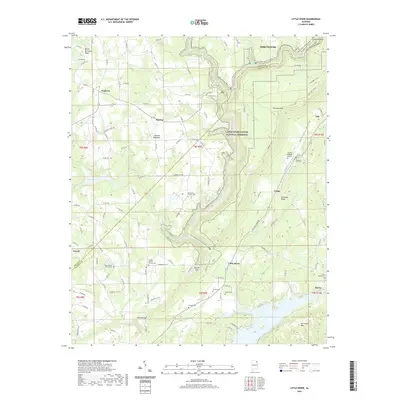 2020 Map of Little River, 2020 Print