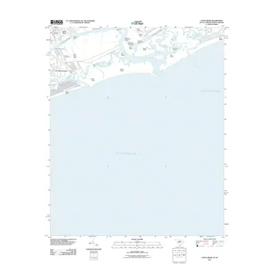 2011 Map of Little River, 2011 Print