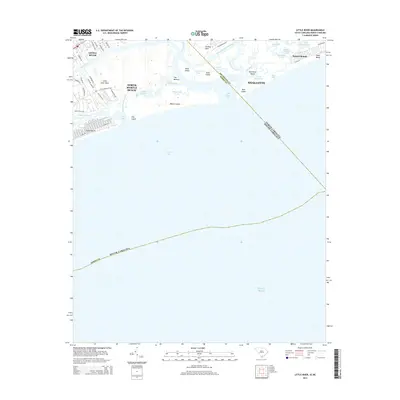 2014 Map of Little River, 2014 Print
