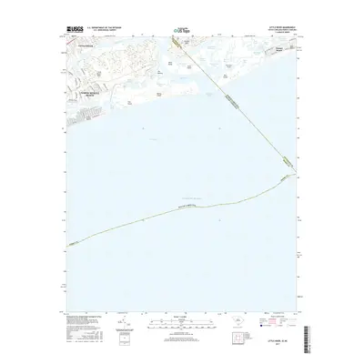 2017 Map of Little River, 2017 Print