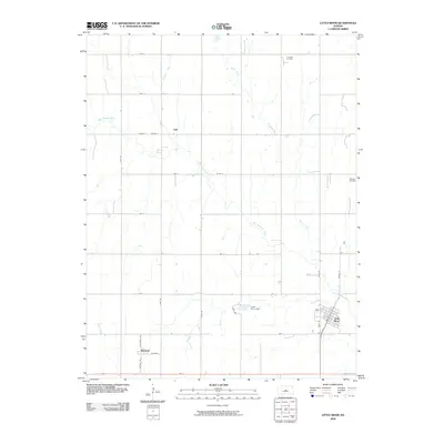 2009 Map of Little River, 2009 Print