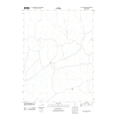 2012 Map of Little Rock Creek, 2012 Print