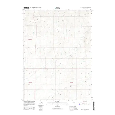 2014 Map of Little Rock Creek, 2014 Print
