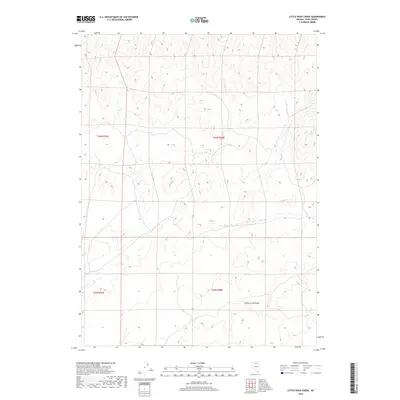 2018 Map of Little Rock Creek, 2018 Print