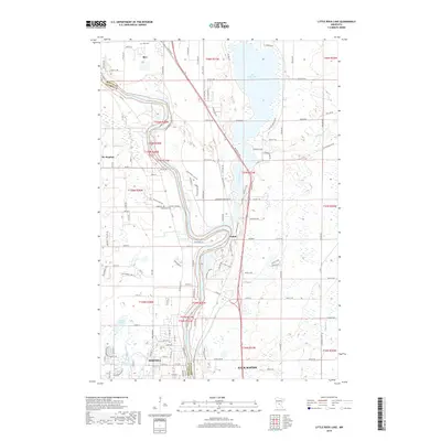 2019 Map of Little Rock Lake, 2019 Print