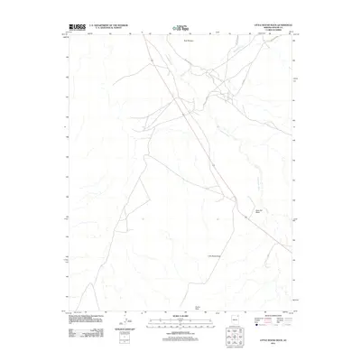 2011 Map of Little Round Rock, 2011 Print