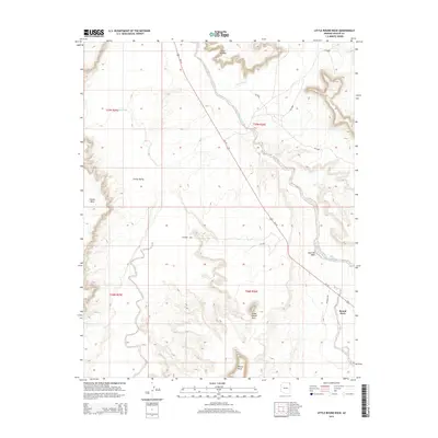 2014 Map of Little Round Rock, 2014 Print
